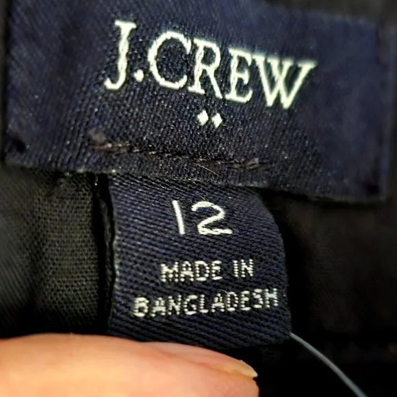 J.Crew Women’s Chino Shorts Black Size 12 - Picture 3 of 12